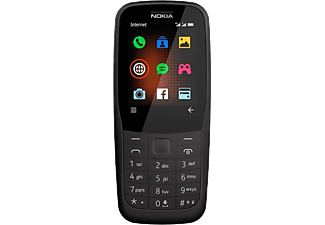 NOKIA 220 4G DualSIM Fekete nyomógombos kártyafüggetlen Mobiltelefon
