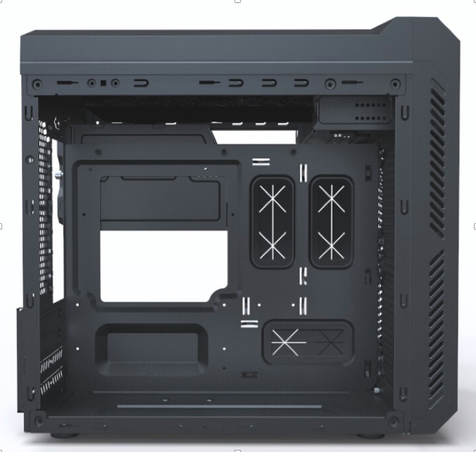 ULTRON ULTRAFORCE Monster 2 PC-Gehäuse, Schwarz