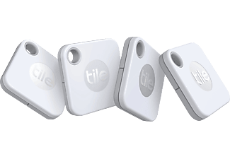 TILE Mate+ (4-pack) Bluetooth Tracker Weiß