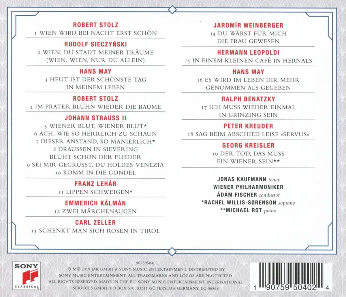 CD-Rückseite mit Texten und Credits. Weißer Hintergrund, Text in Schwarz und Rot. Klassisches Musikalbum.