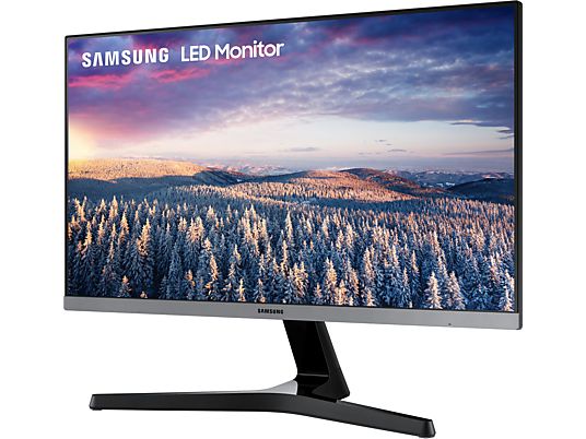 SAMSUNG LS24R350FHUXEN - Monitor, 24 ", Full-HD, 75 Hz, Blu scuro/Grigio