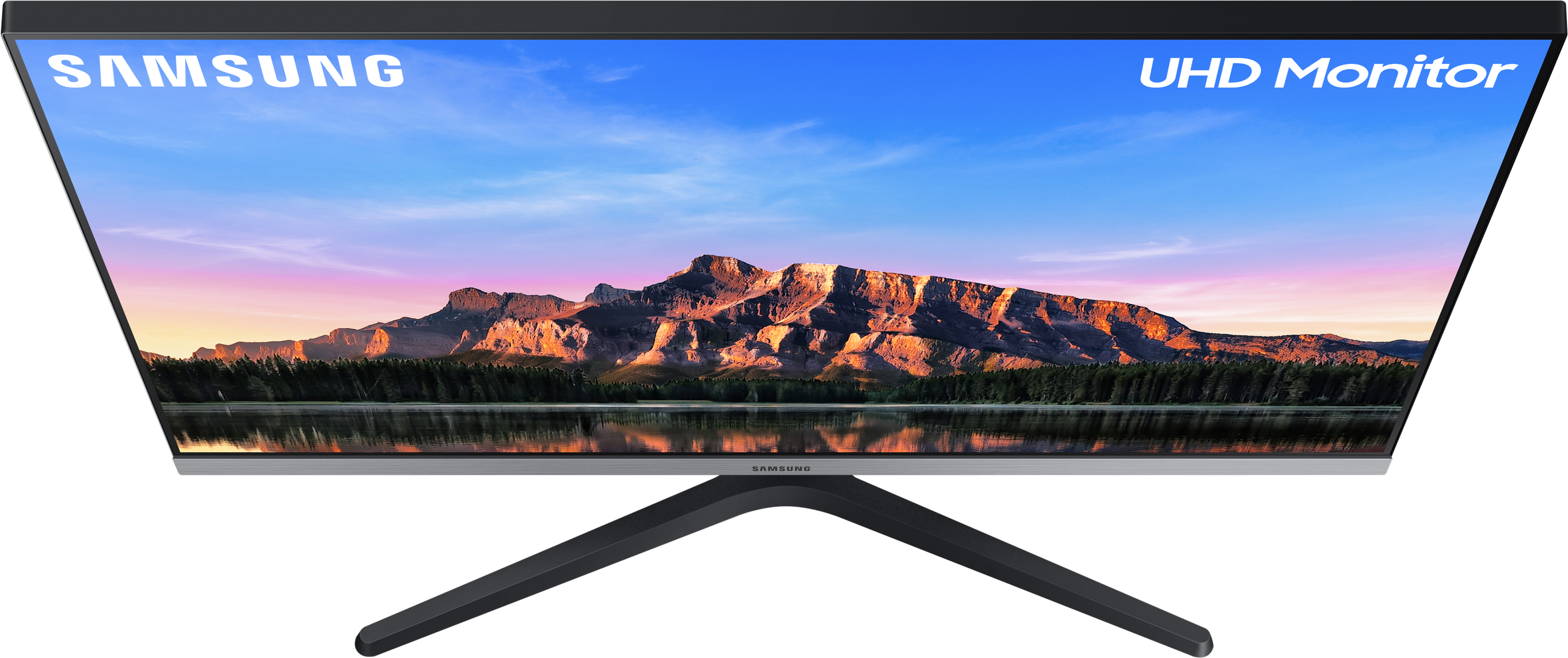 SAMSUNG Monitor LU28R550UQUXEN, 28 Zoll, 4K UHD, 10bit, dunkelblaugrau - Ausstellungsstück 28 Zoll Monitor, UHD 4K, 4 ms Reaktionszeit, 300 cd/m², 60 Hz, Blau