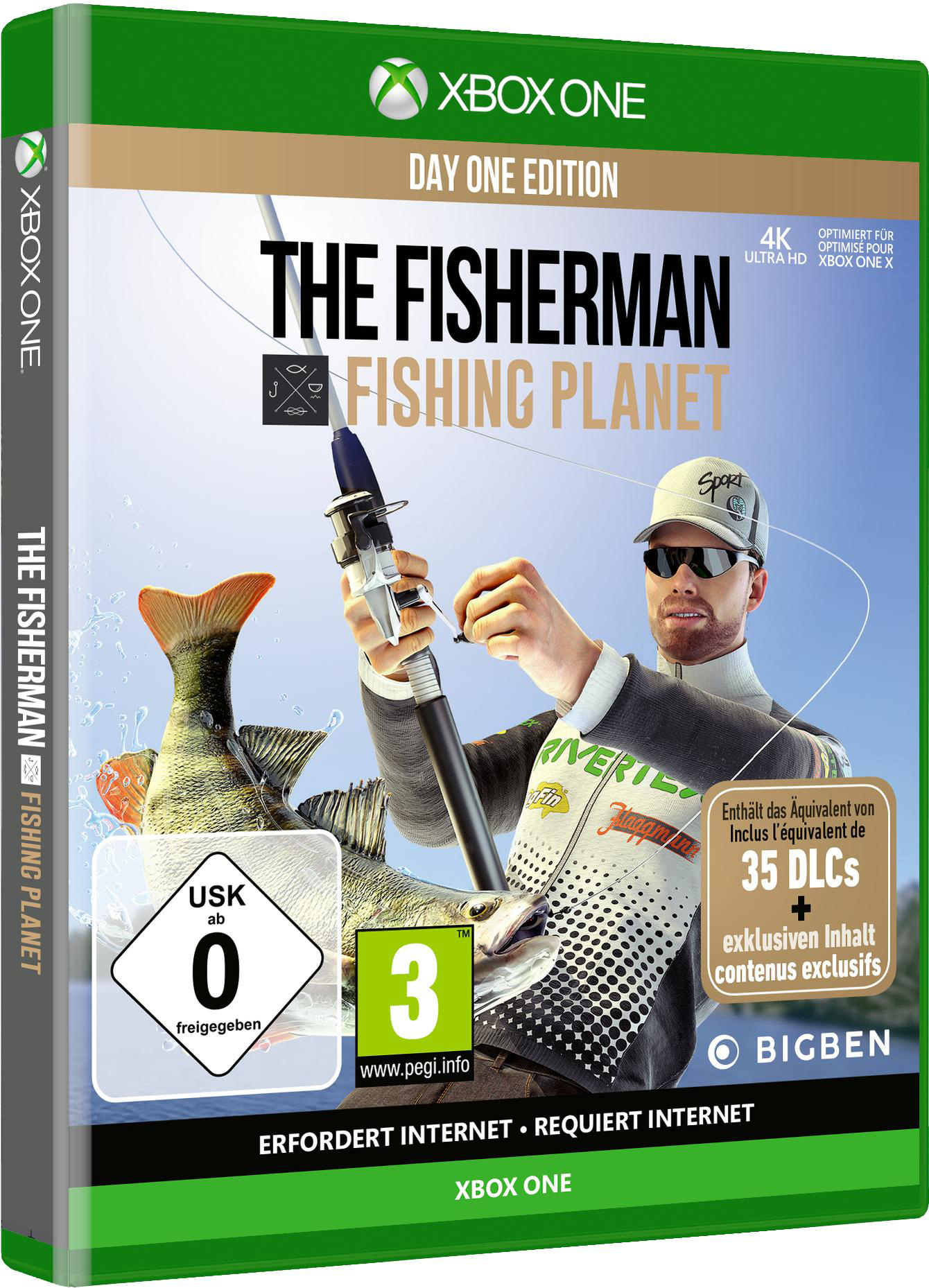 Jeu The Fisherman - Fishing Planet - Xbox One - Version Boîte PAL FR - État Correct