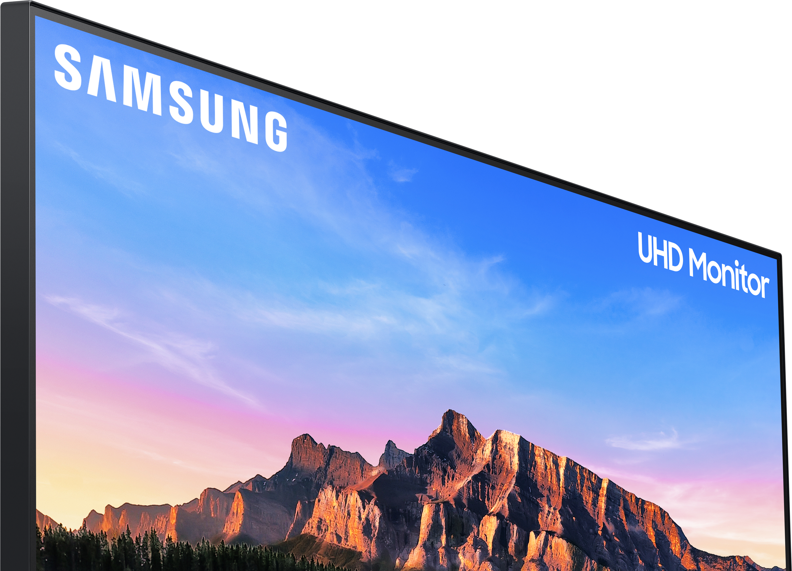 SAMSUNG Monitor LU28R550UQUXEN, 28 Zoll, 4K UHD, 10bit, dunkelblaugrau - Ausstellungsstück 28 Zoll Monitor, UHD 4K, 4 ms Reaktionszeit, 300 cd/m², 60 Hz, Blau