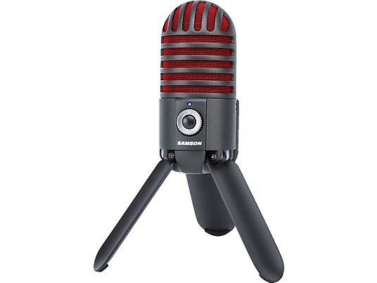 SAMSON Meteor Mic - Microphone USB (Noir/Rouge)