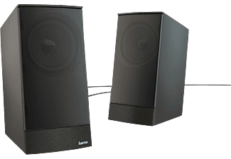 HAMA Sonic LS-208 - PC Lautsprecher (Schwarz)