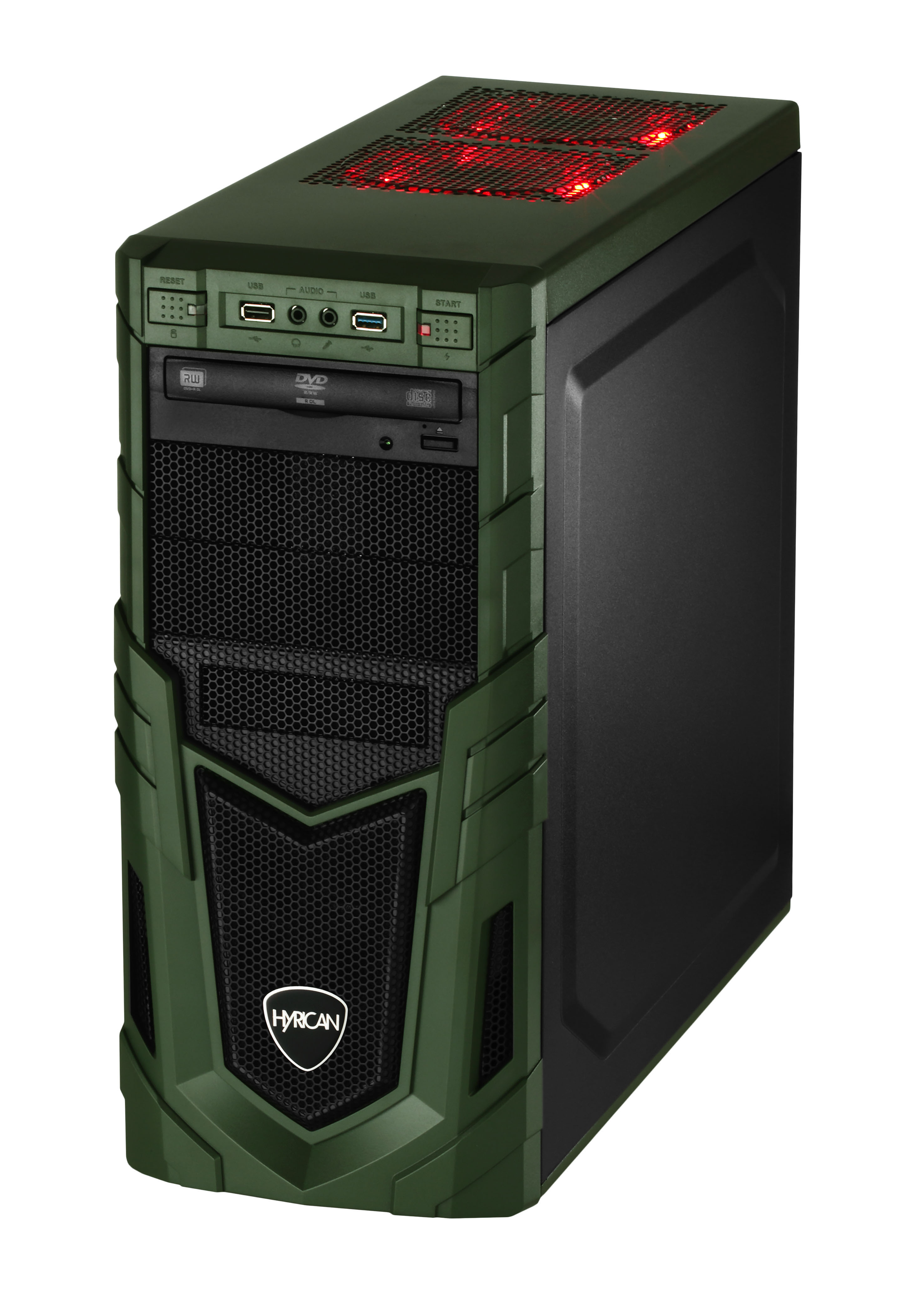 HYRICAN MILITARY GAMING 6435 - AMD Ryzen™ 5 3400G - 8 GB - 480 GB - AMD Radeon™ RX Vega 11 - Windows 10 Home (64 Bit)