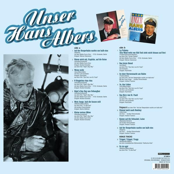 Hans Unser Hans Albers (Vinyl) Albers - -