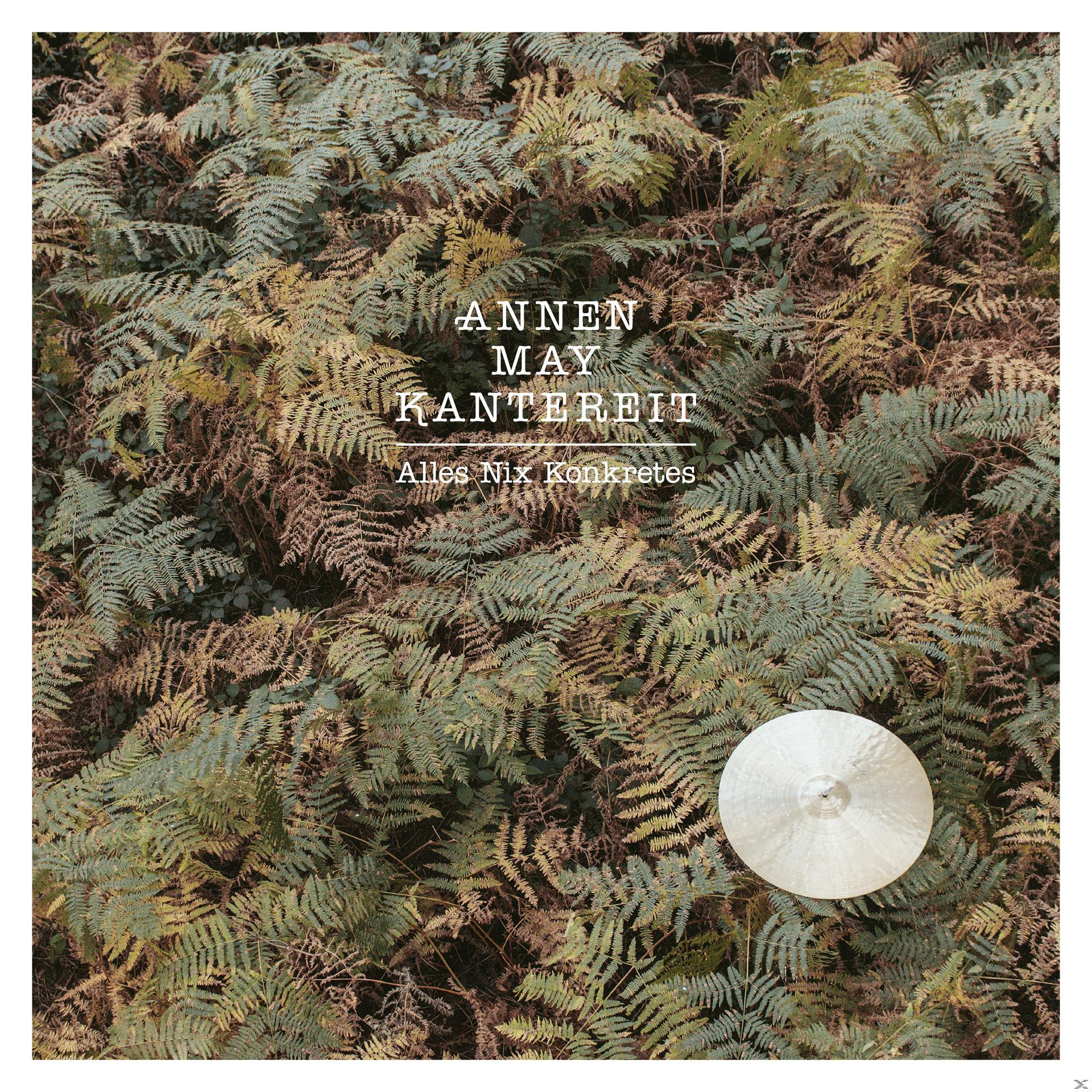 Albumcover mit Naturbild. Text: AnnenMayKantereit, Alles Nix Konkretes, und ein Becken.