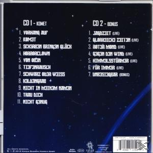 CD-Cover mit dunklem Hintergrund und Titelliste.