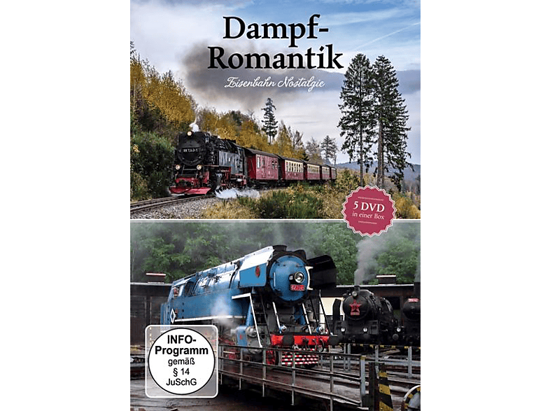 Dampf-Romantik: Eisenbahn Nostalgie (5 DVD) DVD