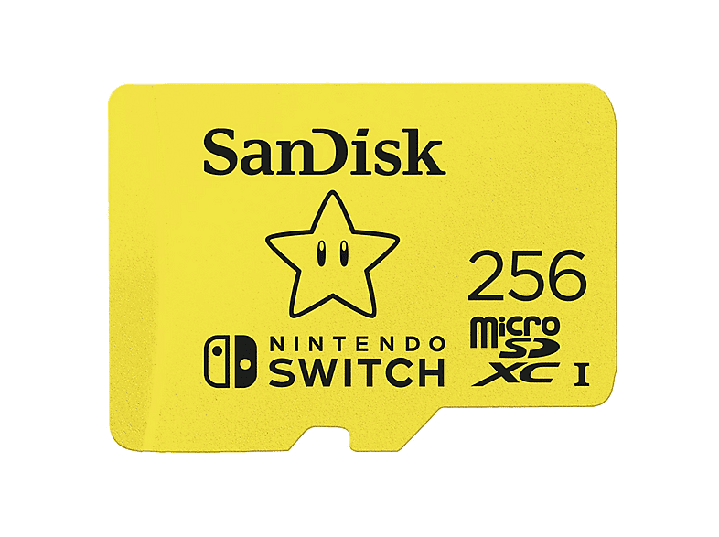 SanDisk 256GB microSDXC Karte für Nintendo Switch bis zu 100 MB/s UHS-I Class 10 U3; Speicherkarte — Foto 4 von 5