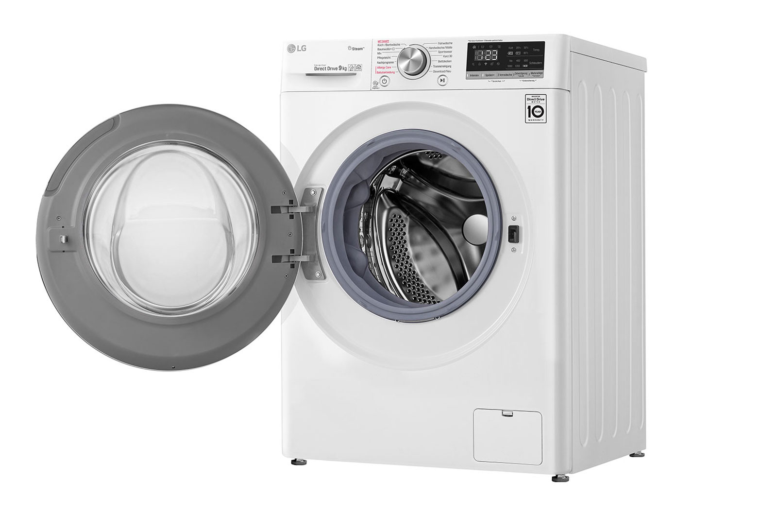 LG ELECTRONICS F4WV409S1 Waschmaschine Weiß Frontlader 9 kg 1400 U/Min. Waschmaschine (9 kg, D, Frontlader)