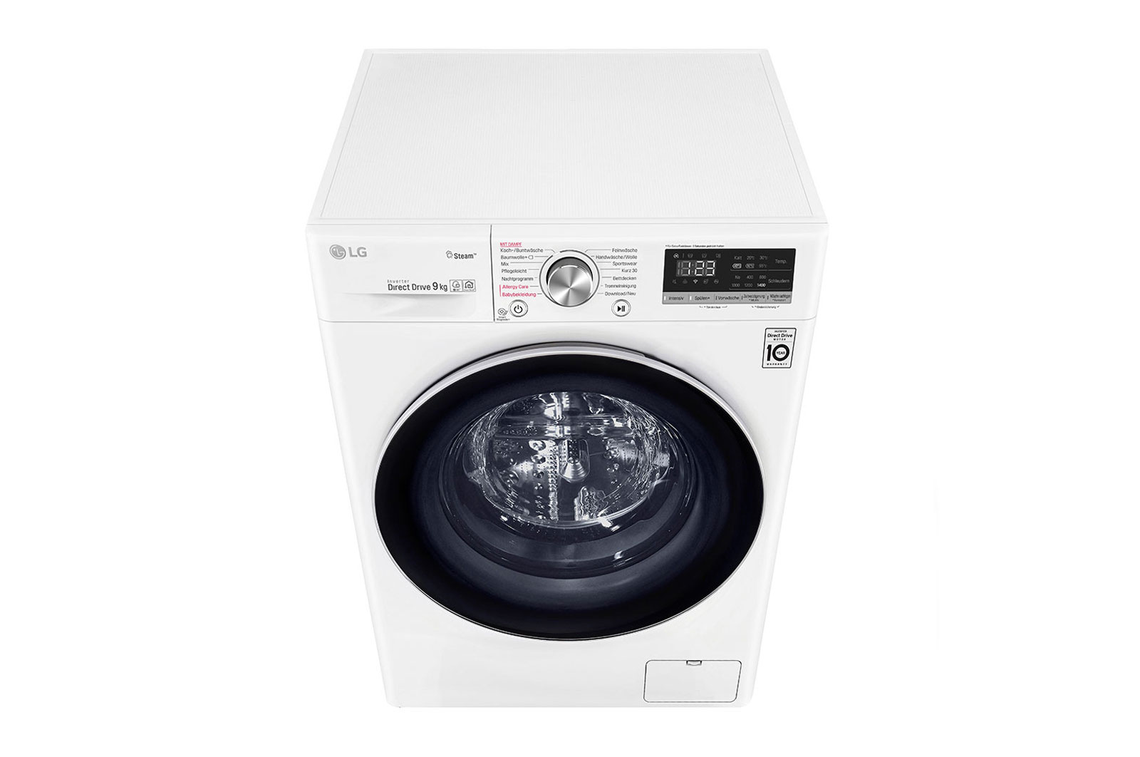 LG ELECTRONICS F4WV409S1 Waschmaschine Weiß Frontlader 9 kg 1400 U/Min. Waschmaschine (9 kg, D, Frontlader)