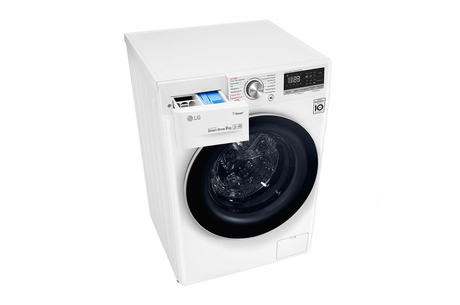 LG ELECTRONICS F4WV409S1 Waschmaschine Weiß Frontlader 9 kg 1400 U/Min. Waschmaschine (9 kg, D, Frontlader)