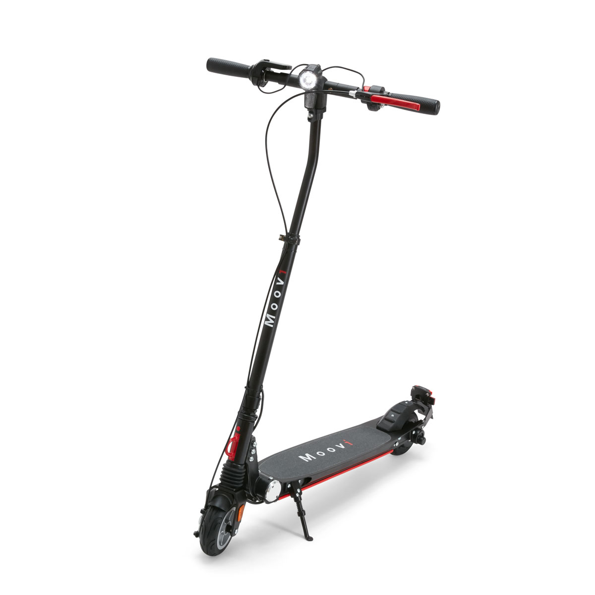 MOOVI ES145A STVO E-Scooter (5,7 Zoll, Schwarz/Rot)