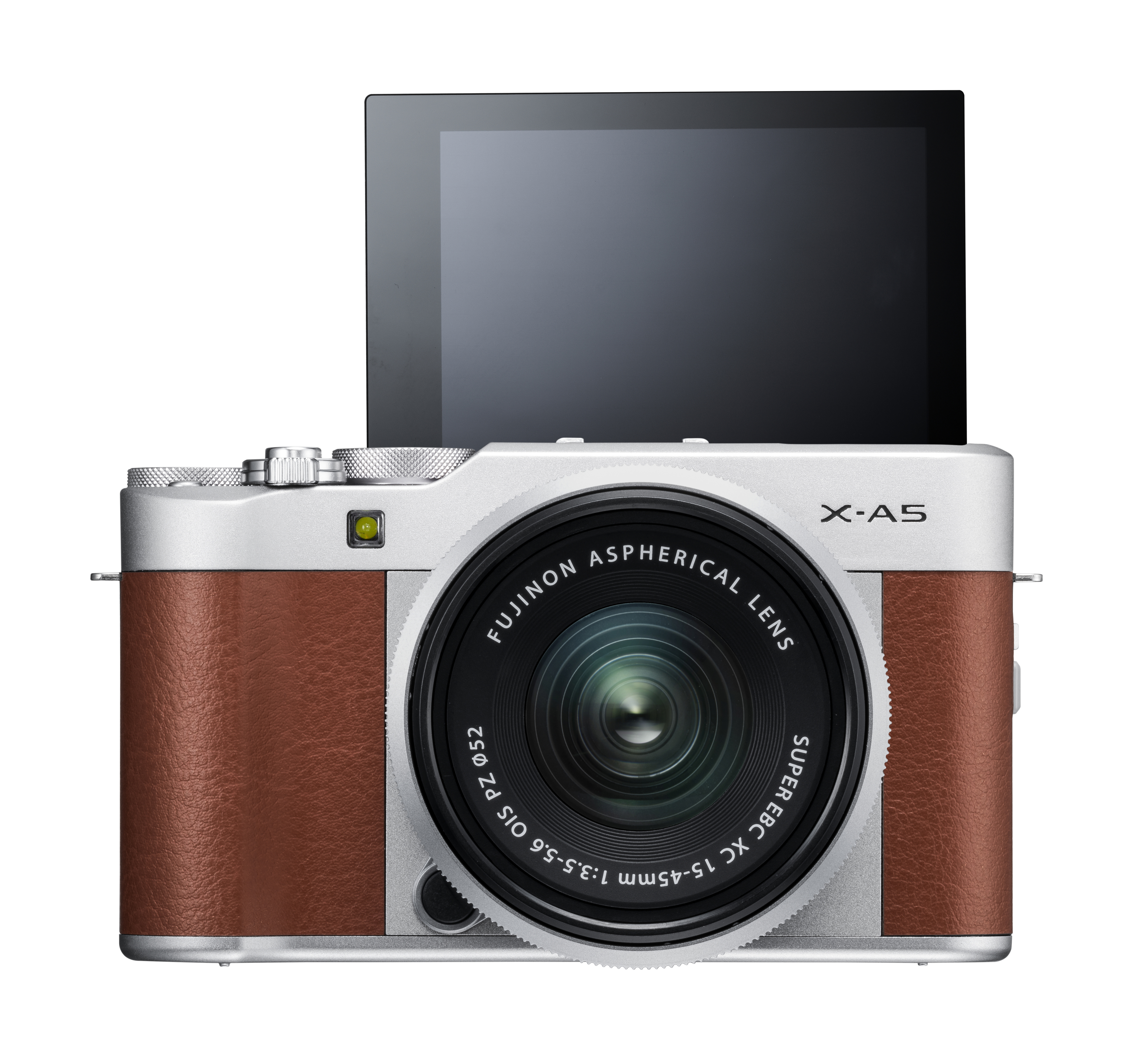 FUJIFILM X-A 5 Kit Systemkamera mit Objektiv 15-45 mm und 50-230 mm, 7,6 cm Display Touchscreen, WLAN