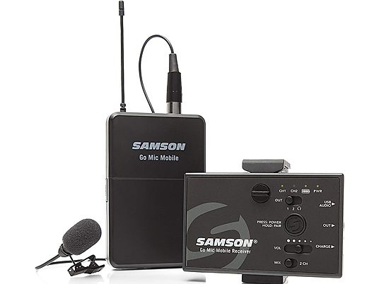 SAMSON Go Mic Mobile Lavalier - Microfono (Nero)