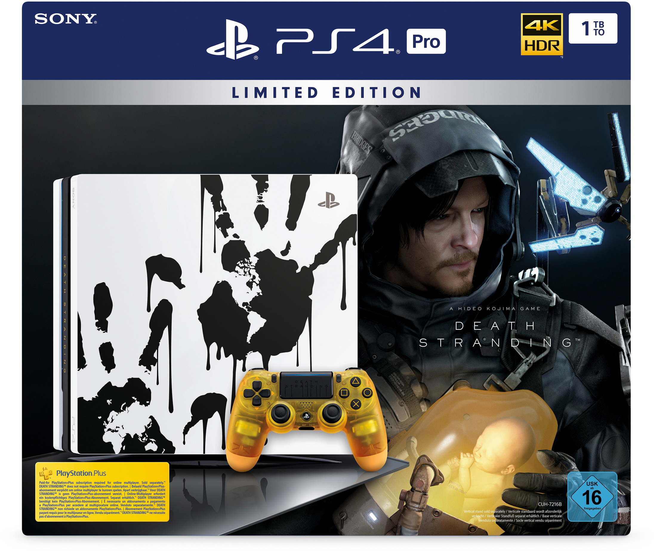 SONY Playstation 4 Pro 1TB Limited Death Stranding Edition
