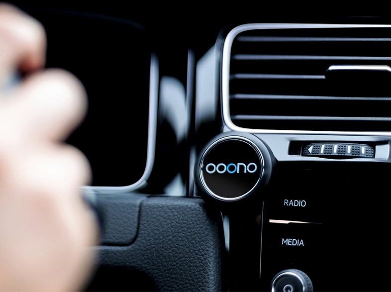 OOONO CO-DRIVER Verkehrsalarm Schwarz