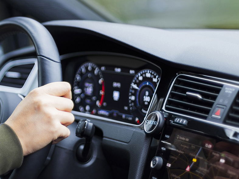 OOONO CO-DRIVER Verkehrsalarm Schwarz