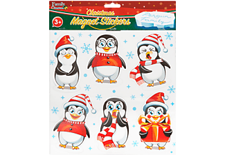 FAMILY CHRISTMAS 55998C Karácsonyi hűtőmágnes szett - pingvin