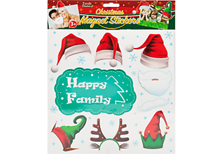 FAMILY CHRISTMAS 55998D Karácsonyi hűtőmágnes szett - fotóra