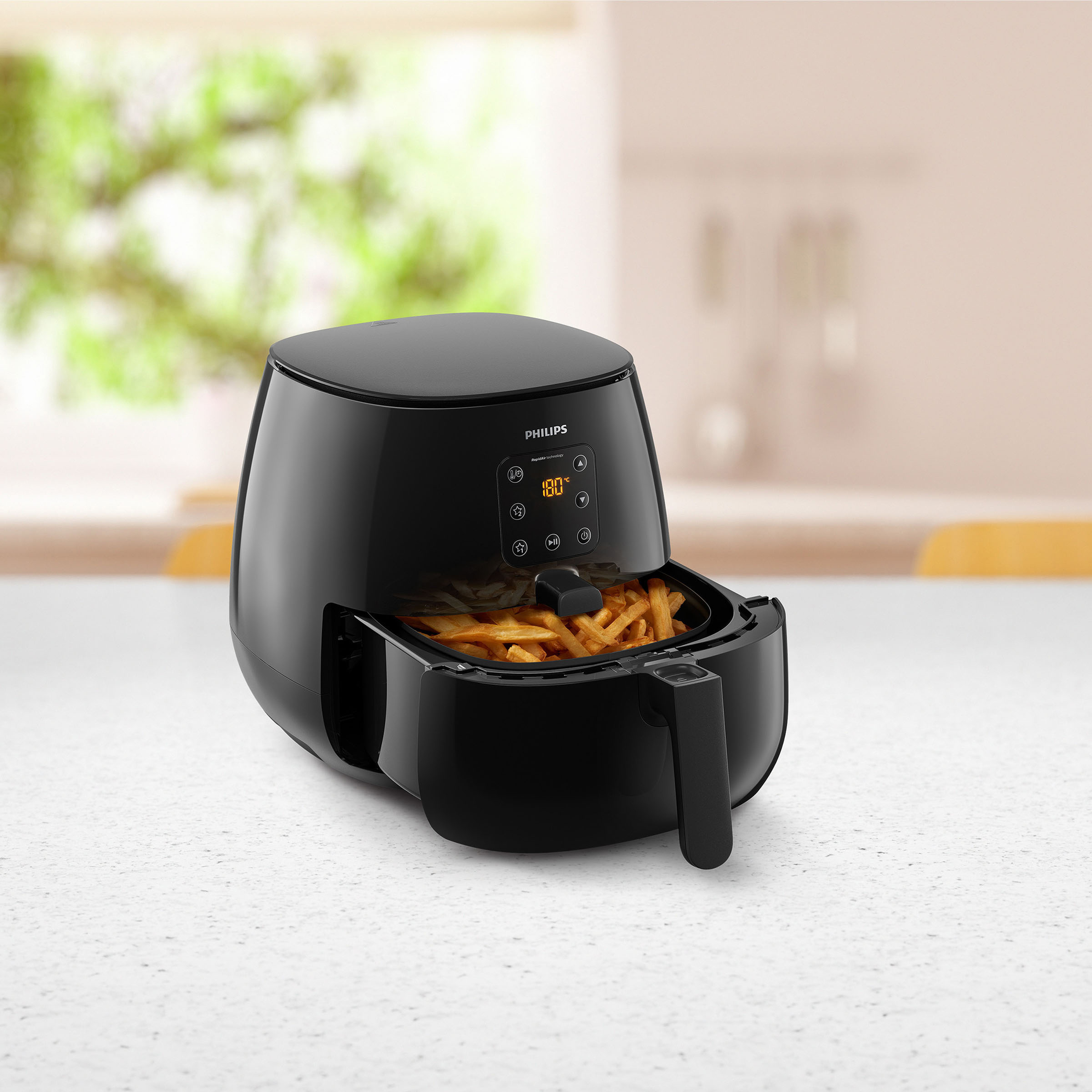 PHILIPS HD9260/90 Airfryer XL Essential Heißluftfritteuse 1900 Watt Deep Black