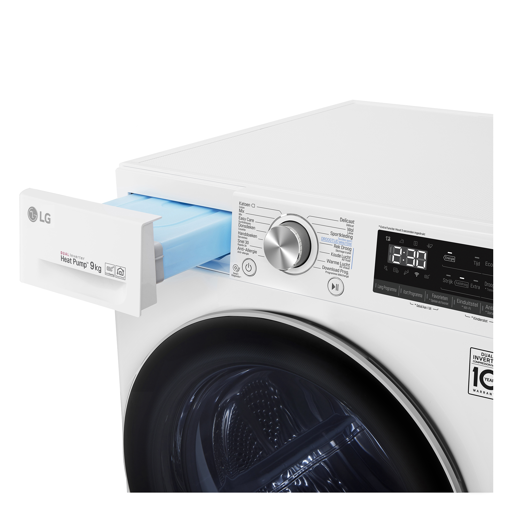 LG RC90V9AV3Q ECOHYBRID Warmtepompdroger