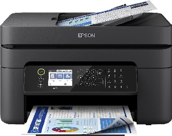 Impresora multifunción - Epson Workforce WF-2850DWF, 18 ppm, Negro