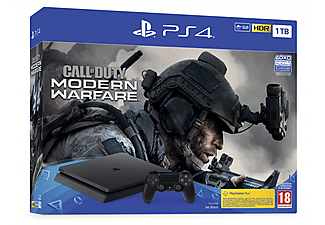 Consola - Sony PS4 Slim de 1 TB + PS4 Call Of Duty: Modern Warfare