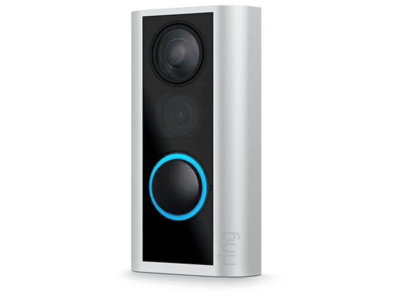 REACONDICIONADO Seminuevo Muy bueno Videotimbre - Ring Door View Cam, HD, Detección movimiento y toque, Batería extraíble, Funciona con Alexa