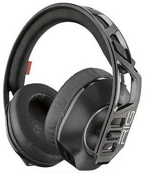 Schwarzes Gaming-Headset mit großen Ohrmuscheln und einem gepolsterten Kopfband. Der Markenname ist sichtbar.