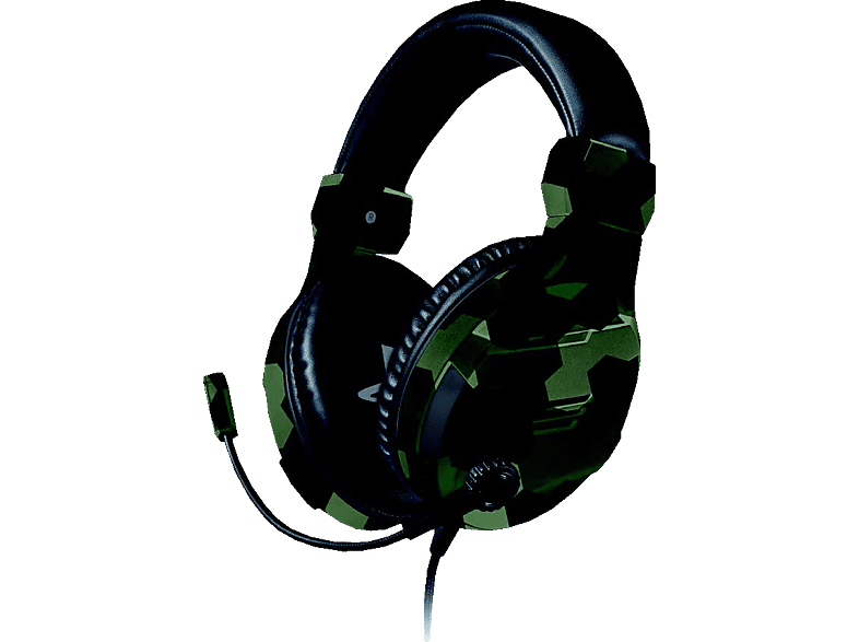BIGBEN Stereo Gaming Headset für Headset PS4™, Camouflage/Grün On-ear Gaming