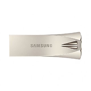 Pendrive de 128 GB - Samsung Bar Plus Silver, 3.1, 128GB, Plata