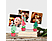 FAMILY CHRISTMAS 58028 Karácsonyi fényképtartó csipesz dekor - asztali, rugós - 10 x 5 cm