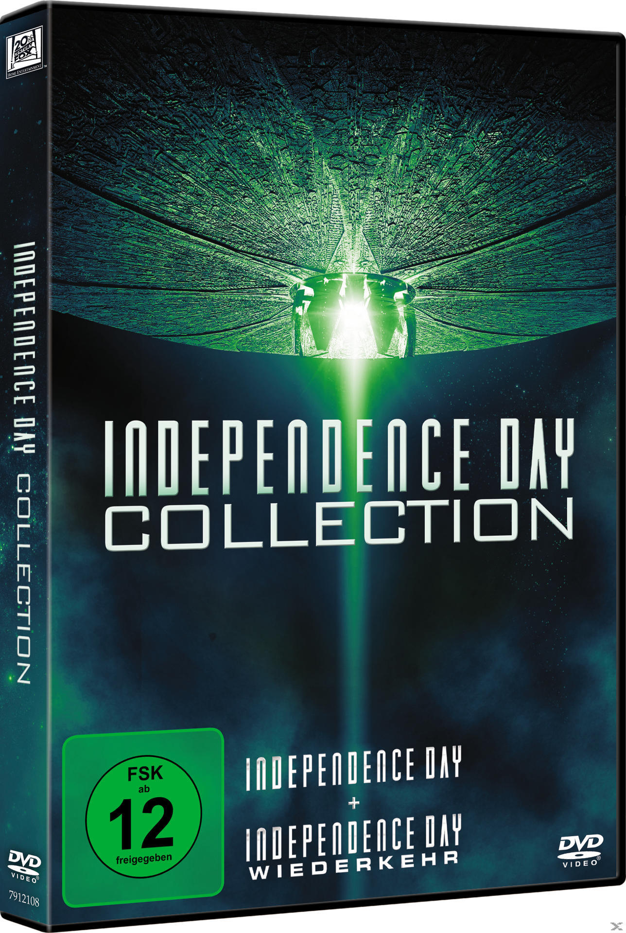 DVD-Hülle mit dem Titel "Independence Day Collection".