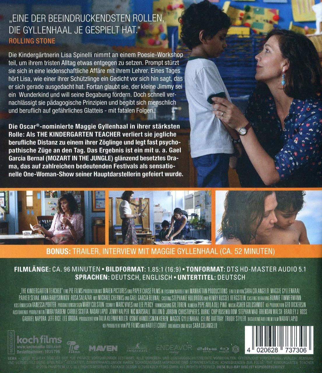 The Kindergarten Teacher Blu-ray