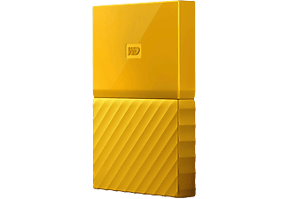 WD My Passport Slim 2,5" külső merevlemez 2 TB USB 3.0, sárga