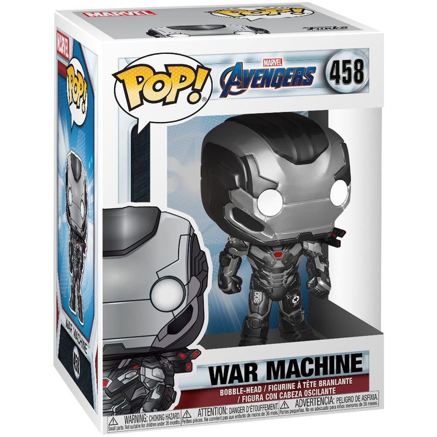 FUNKO UK Marvel Pop! Vinyl Figur 458 Avengers Endgame War Machine Vinylfigur
