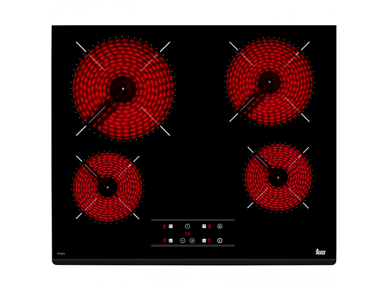 🛒 Vitroceramica independiente TEKA tz6415 - 4 fuegos biselada 60 x51