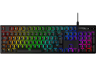 HYPERX Alloy Origins - Gaming Tastatur, Kabelgebunden, QWERTZ, Mechanisch, Sonstiges, Schwarz