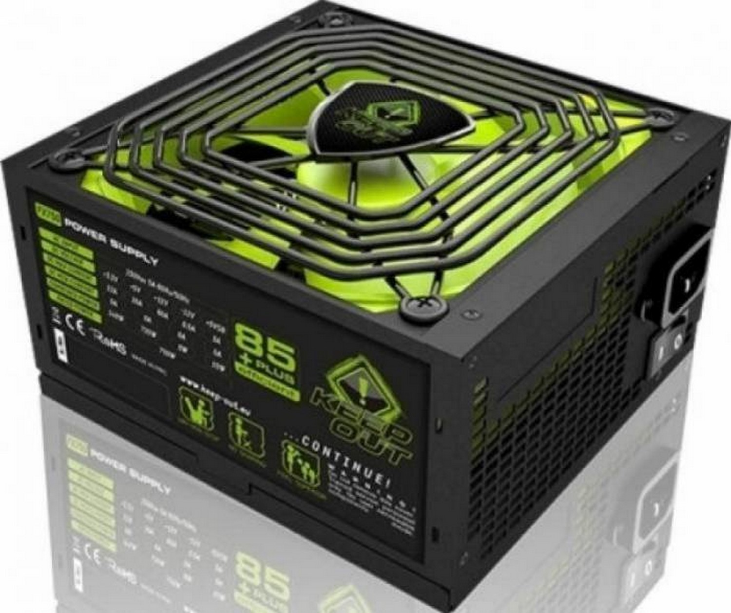 Fuente de alimentación - Keep Out FX800, 800W, 8 conectores