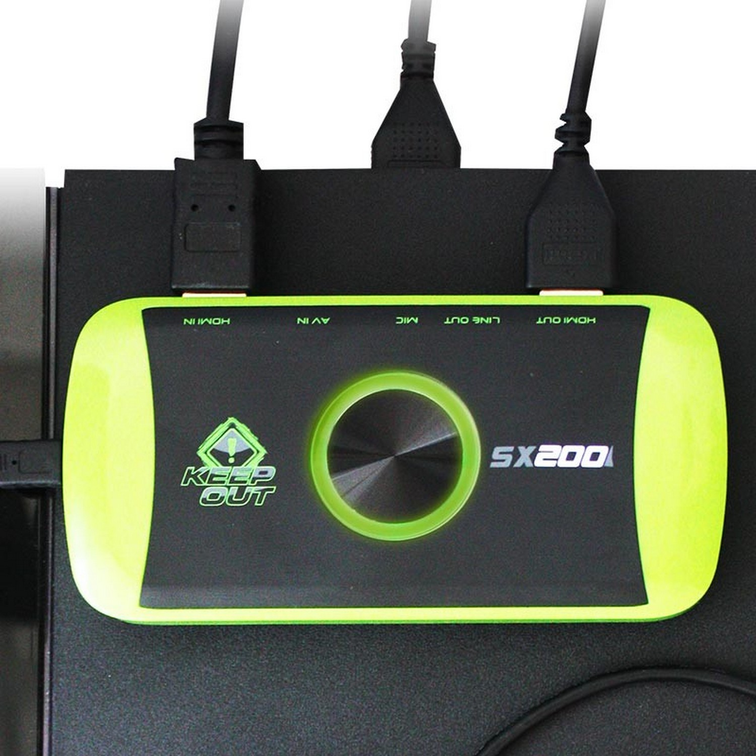 Capturadora de vídeo - Keep Out SX200, Para WiiU, Xbox 360, Xbox One, PS4, Edición de vídeo, Full HD, HDMI