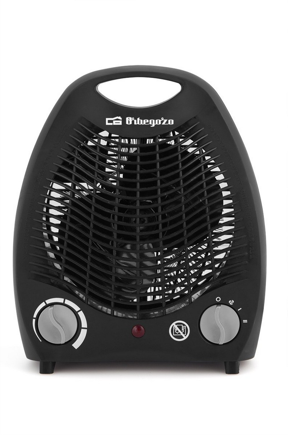 Calefactor - Orbegozo FH5129, 2000 W, Termostato regulable, 2 Niveles, Protección sobrecalentamiento, Blanco