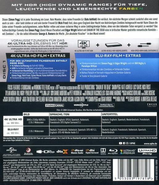 Shaun of the Dead 4K Ultra HD Blu-ray