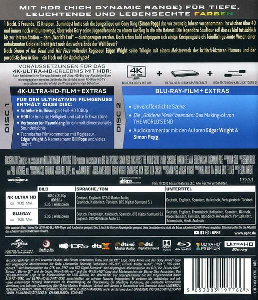 The World's End 4K Ultra HD Blu-ray