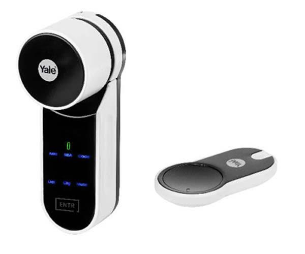 YALE ENTRTM Akıllı Silindir-Kit Bluetooth ve 1 adet Uzaktan Kumanda Beyaz