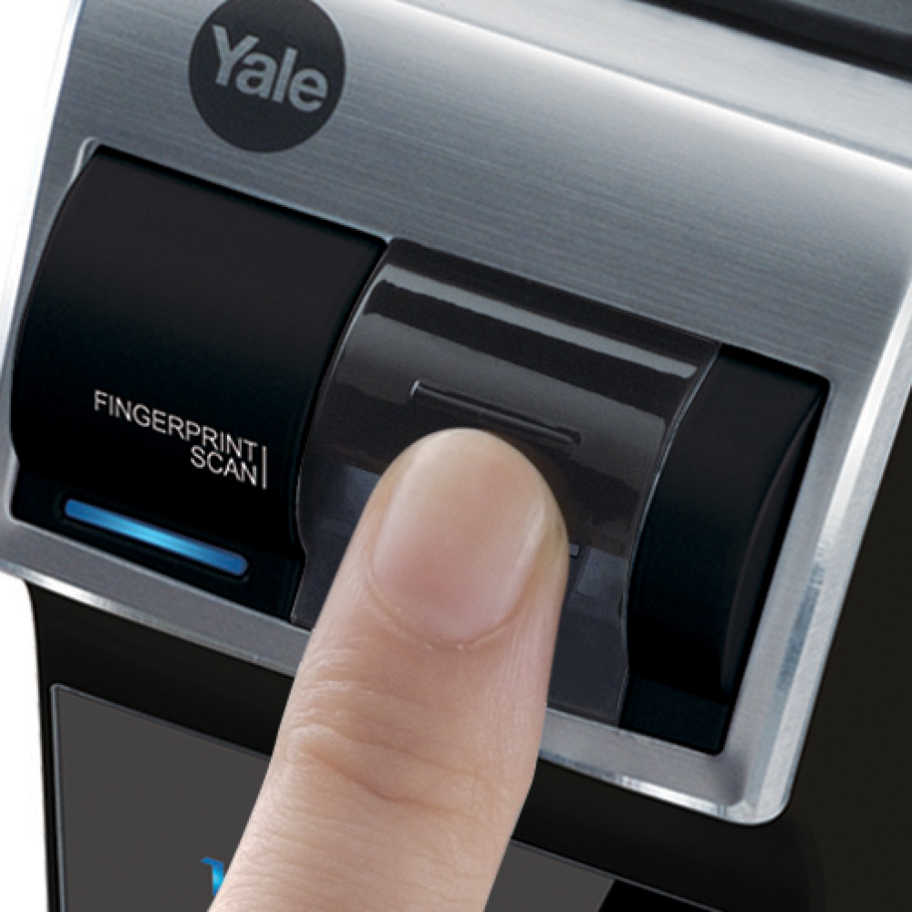 YALE Dijital Gömme Kilit Parmak İzli ve Şifreli