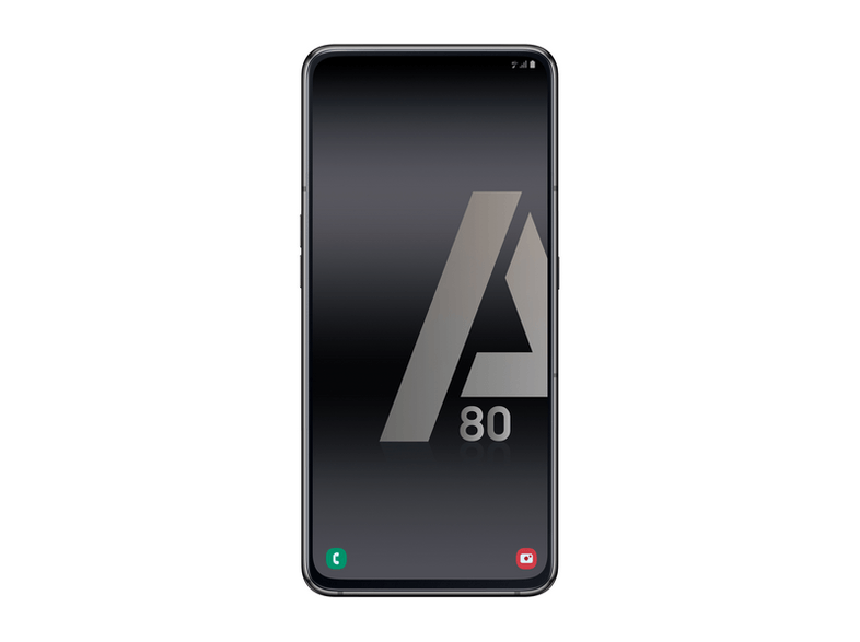 Móvil - Samsung Galaxy A80, Negro, 128 GB, 8 GB RAM, 6.7" Full HD+, SM7150, 3700 mAh, Android